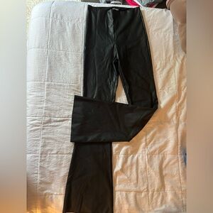 Steve Madden Black Faux Leather Pants